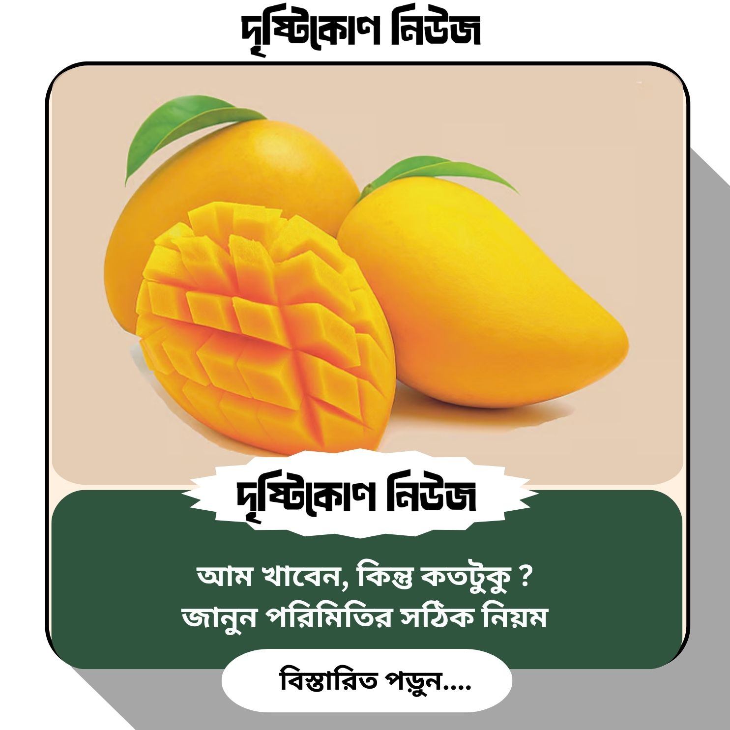 আম খাবেন, কিন্তু কতটুকু? জানুন পরিমিতির সঠিক নিয়ম img