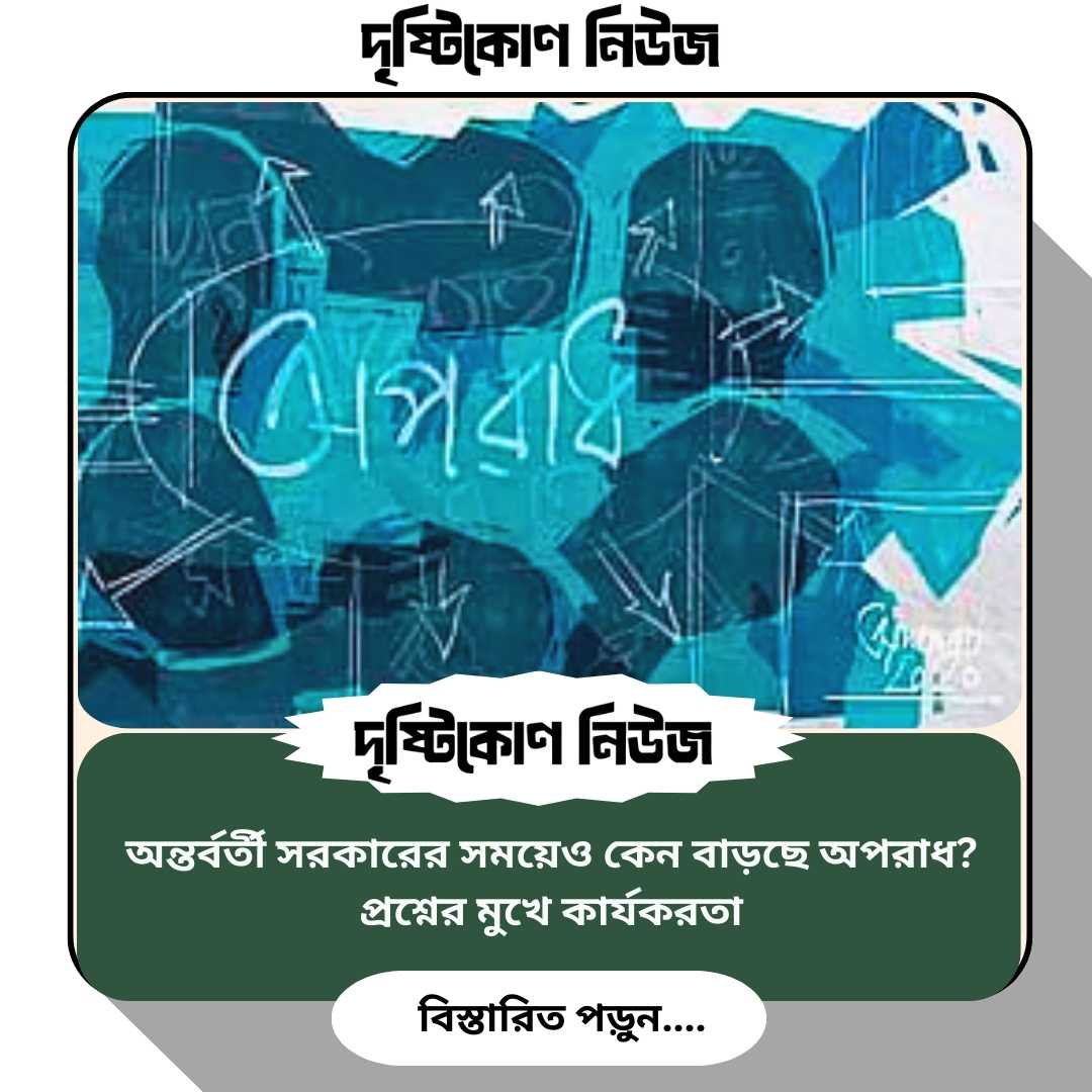 অন্তর্বর্তী সরকারের সময়েও কেন বাড়ছে অপরাধ? প্রশ্নের মুখে কার্যকরতা image
